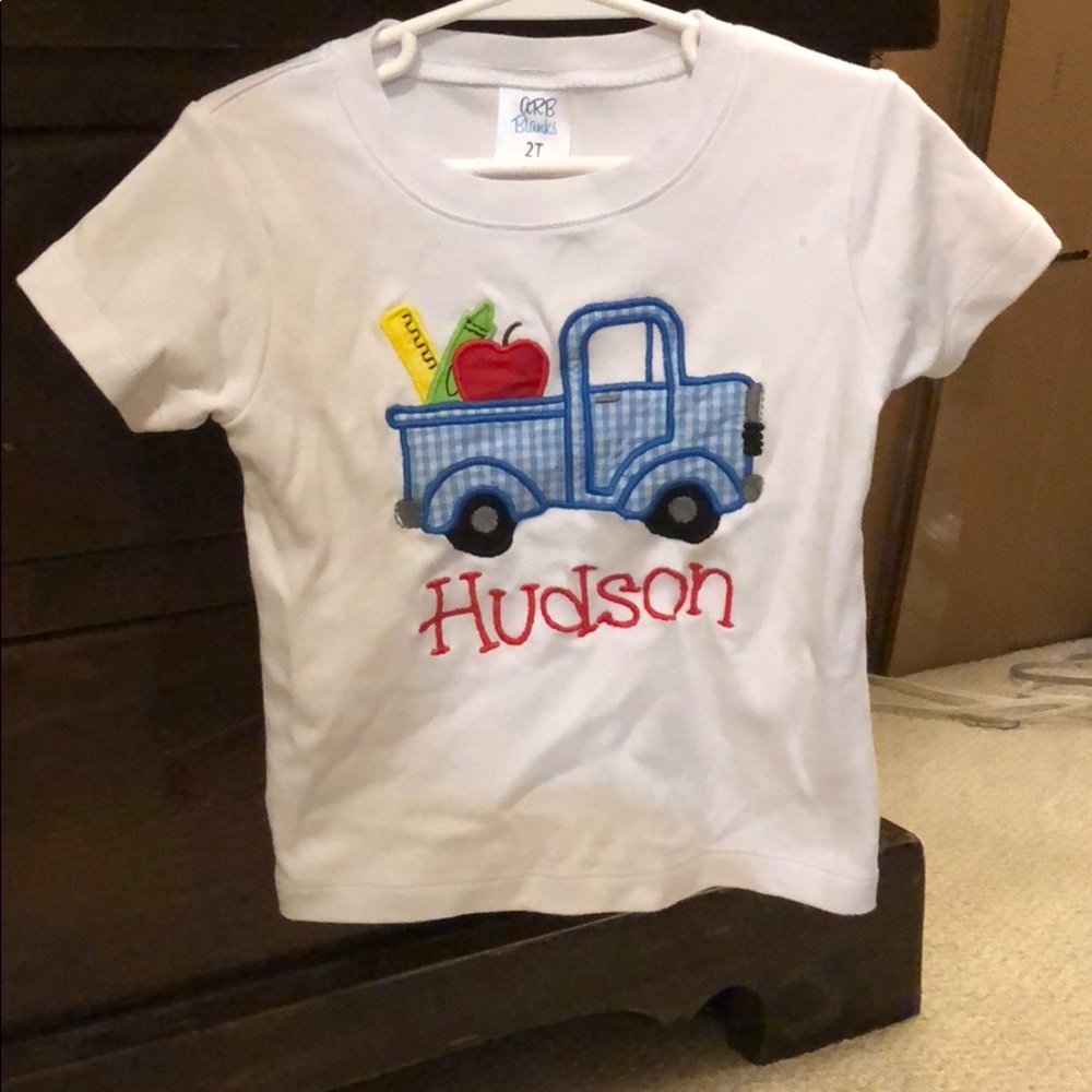 2T Hudson back to school tee